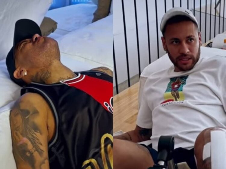 WATCH: Neymar Jr cries in pain recovering from DEVASTATING ACL injury ...