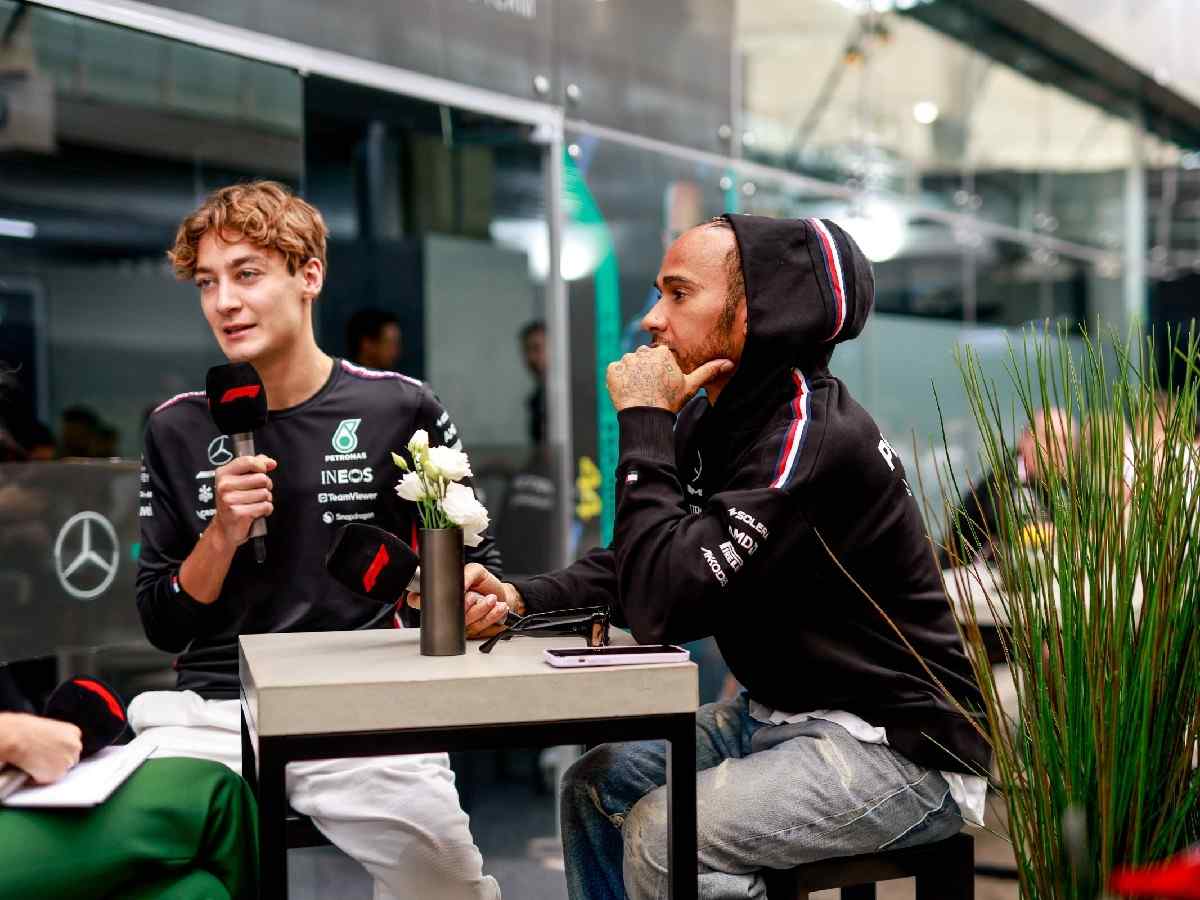 George Russell claims ‘driver names are popping up’ on his phone to replace Ferrari-bound Lewis Hamilton