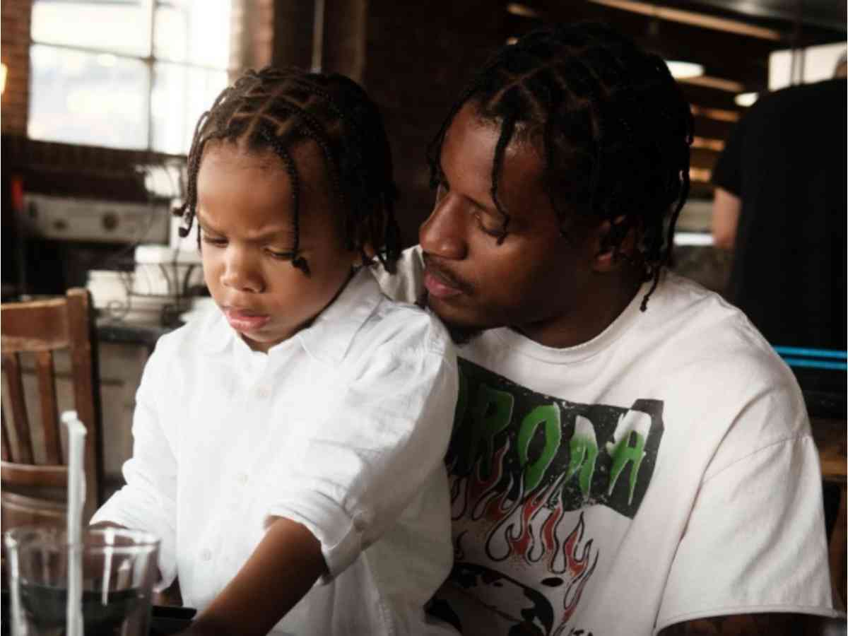 Jeremiah Douglas with his father Rasul Douglas