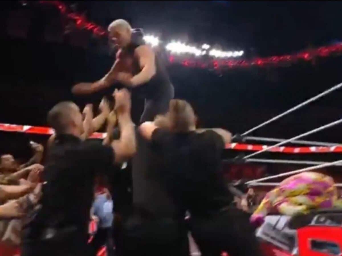 WATCH: Monday Night Raw ends in an absolute melee as the Men’s WarGames match for Survivor Series gets official