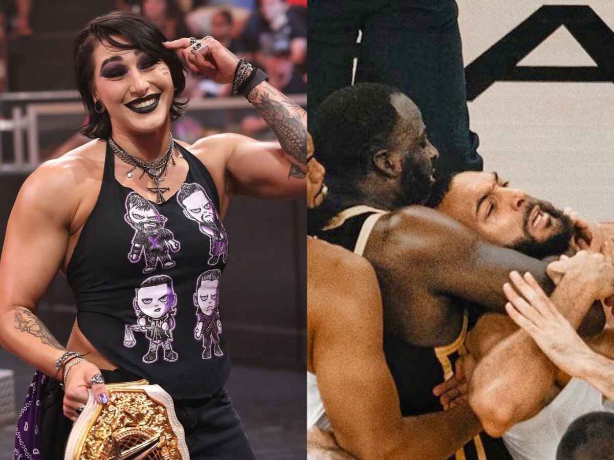 Rhea Ripley drops 1-word reaction to Draymond Green’s viral choke during scuffle