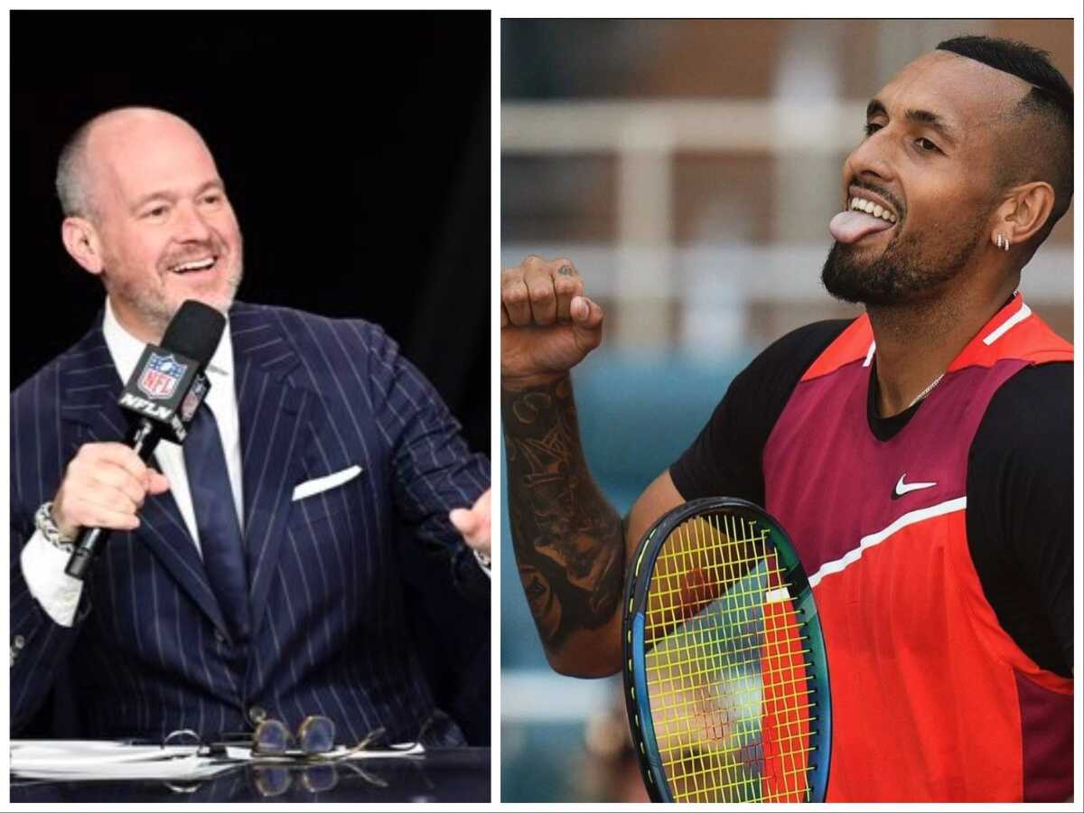 WATCH: “I’ll do this show naked,” Nick Kyrgios bets himself against presenter Rich Eisen following his claim of stealing points against the Australian