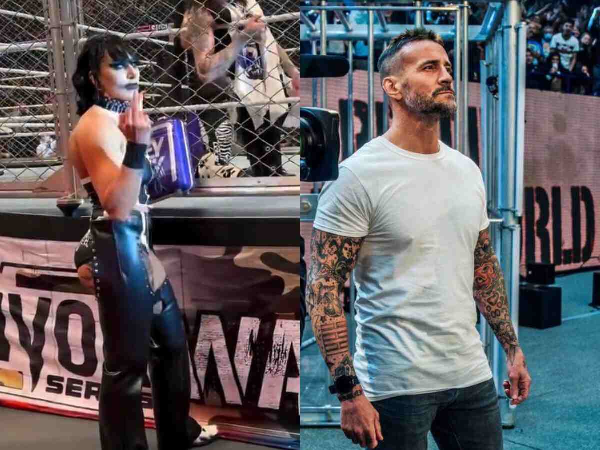 WATCH: Agitated Rhea Ripley caught flipping off during CM Punk’s WWE Return at Survivor Series in unseen video