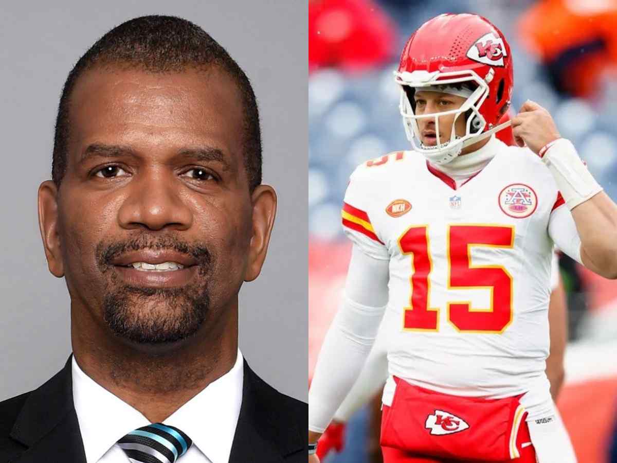 Rob Parker (L) and Patrick Mahomes (R)