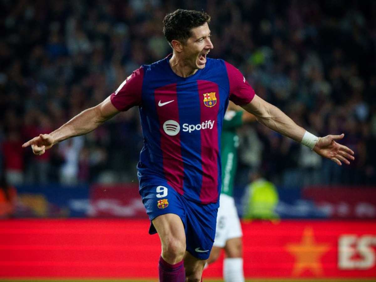 Barca's Robert Lewandowski