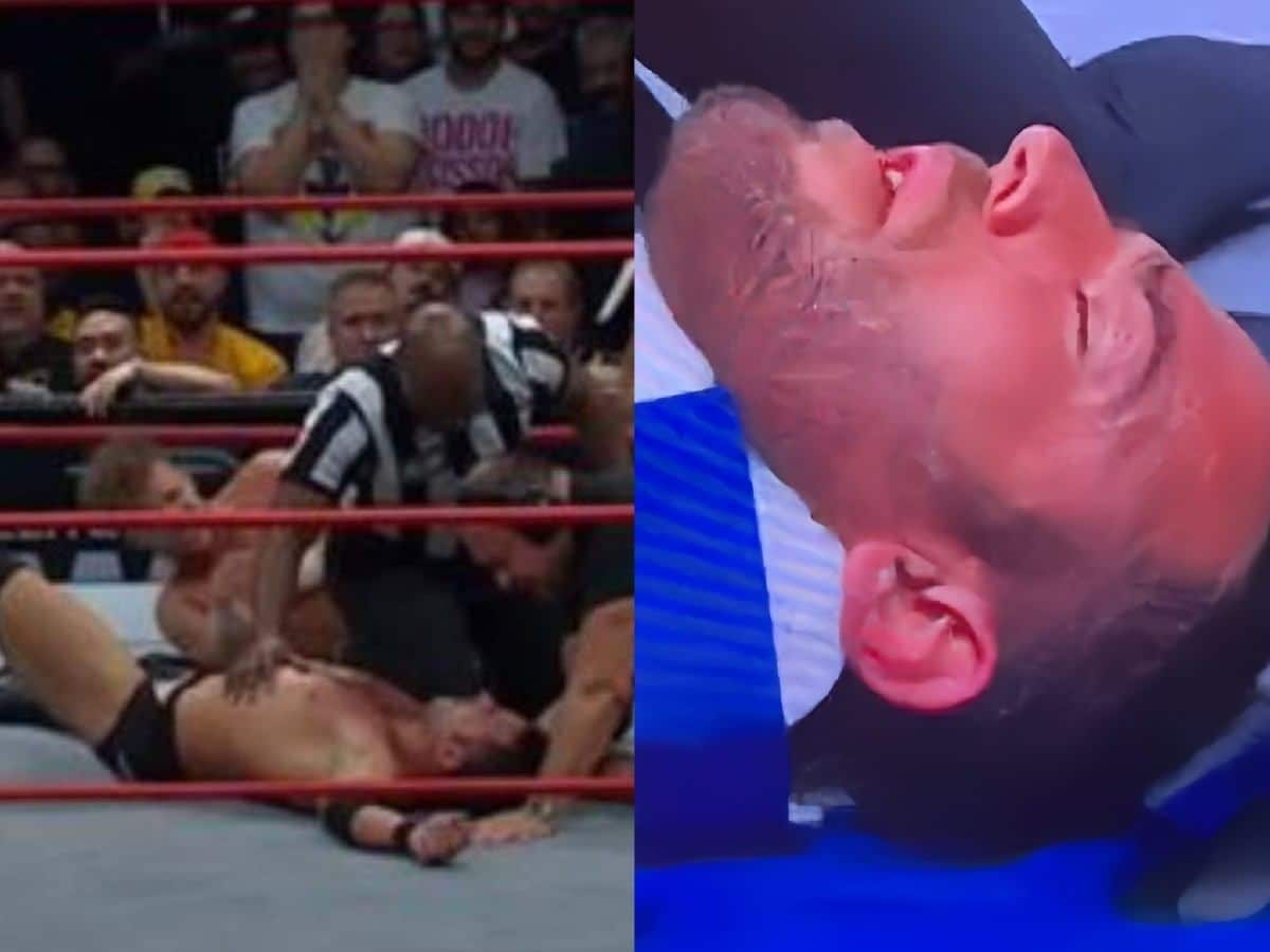 “These are career ending botches”- Wrestling fans terrified after AEW Star Roderick “Neck” Strong lands horribly on his neck after Spanish Fly goes wrong on Rampage