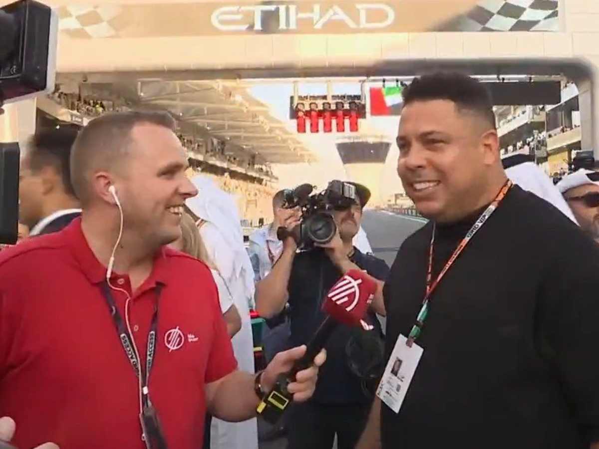 Ronaldo Nazario at Abu Dhabi GP.