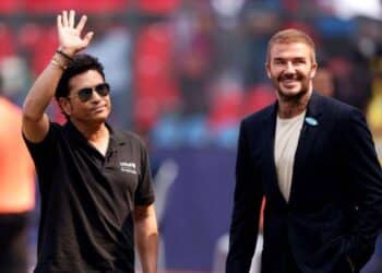 Sachin Tendulkar and David Beckham