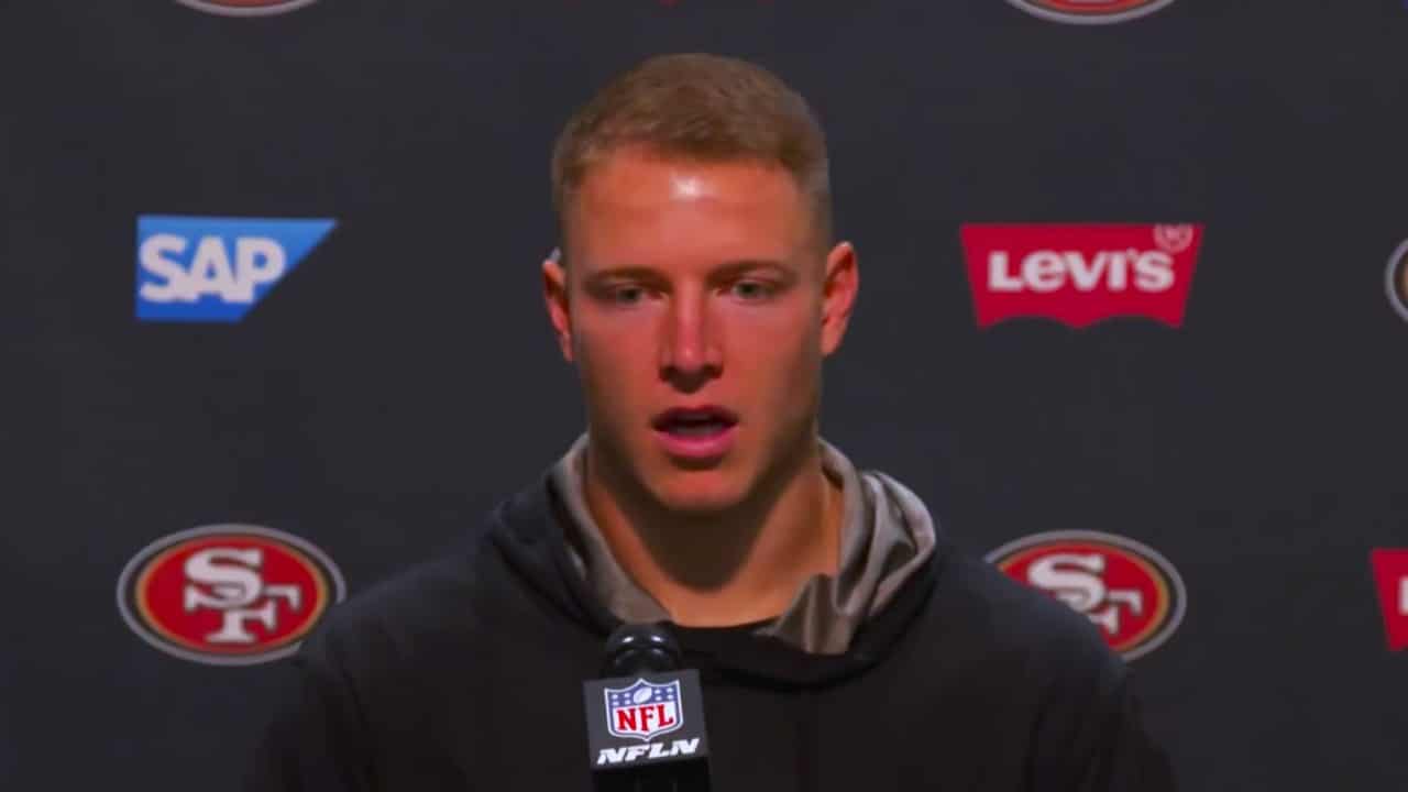 “I suck!” 49ers RB Christian McCaffrey has a wry response after getting his 17-game TD streak snapped against the Jaguars