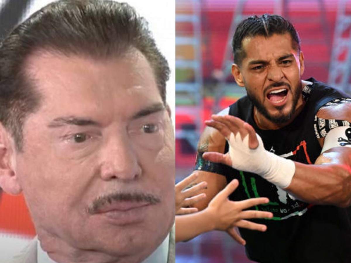 Vince McMahon and Santos Escobar