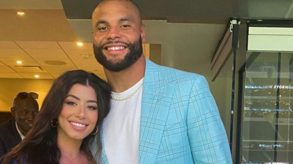 "Welcome to 30 club my love!" Cowboys QB Dak Prescott makes his relationship status official with girlfriend Sarah Jane on social media