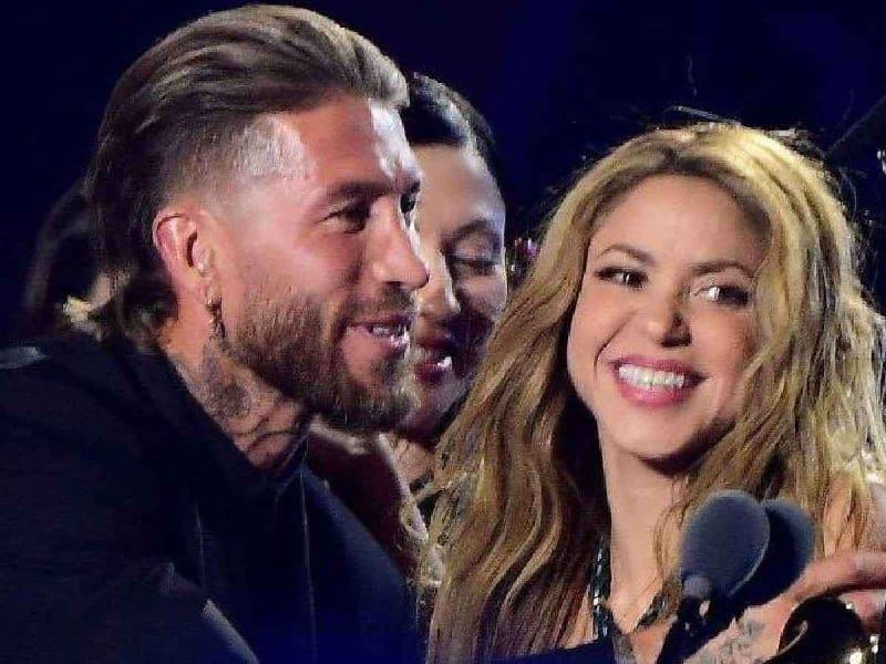 Sergio Ramos and Shakira