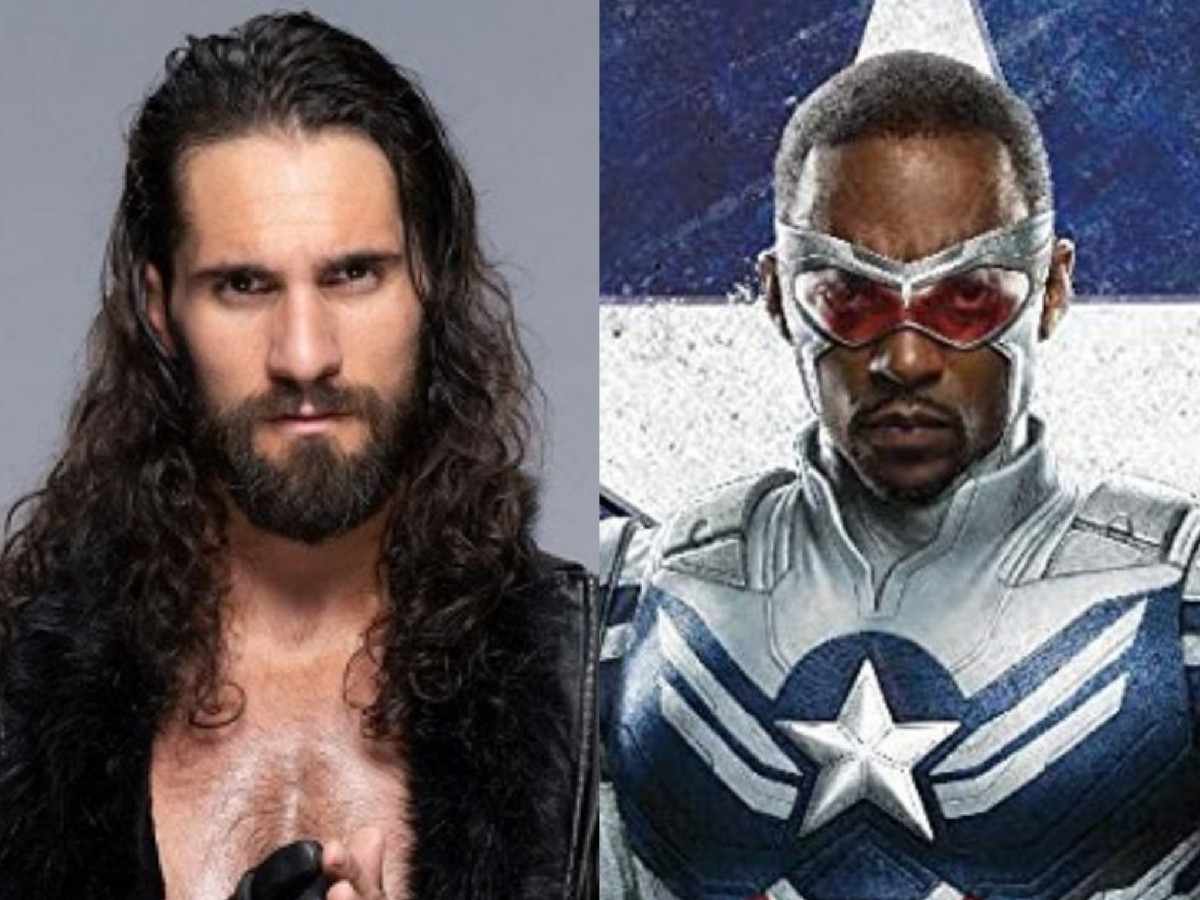 Seth Rollins and Captain America