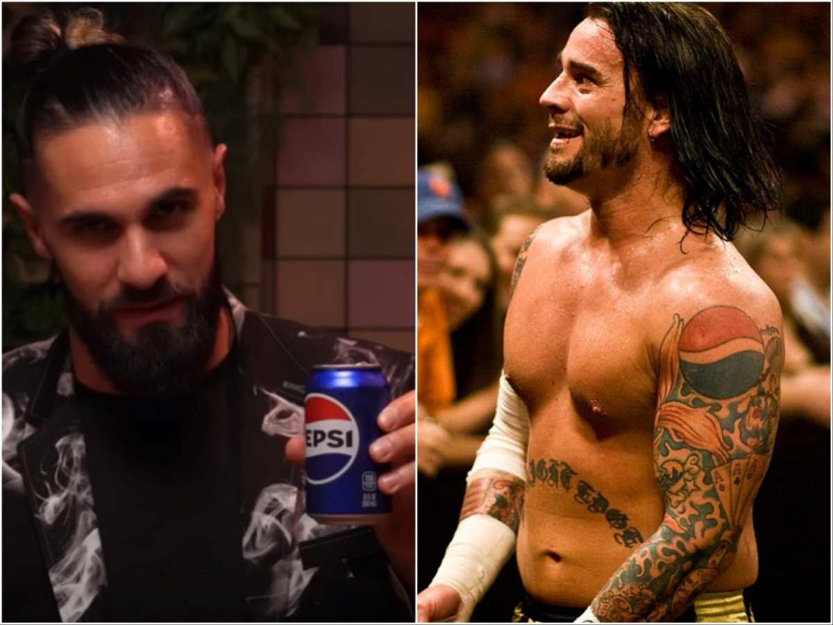 Seth Rollins and CM Punk 