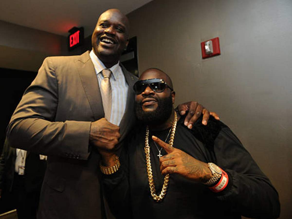 “I spit a few bars for him…” Rapper Rick Ross reveals ALMOST signing legendary Shaquille O’Neal as an artist