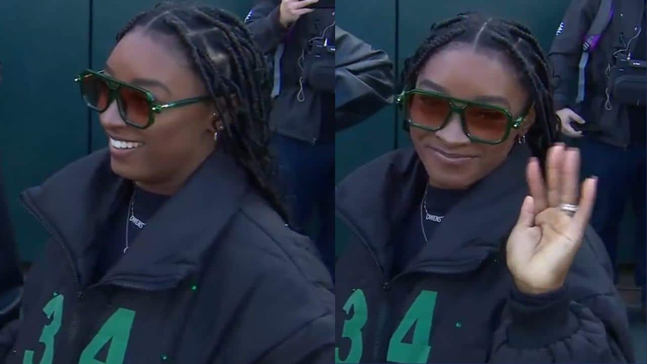 WATCH: Simone Biles pulls up at Lambeau Field to support husband Jonathan Owens during Packers’ game against the Chargers