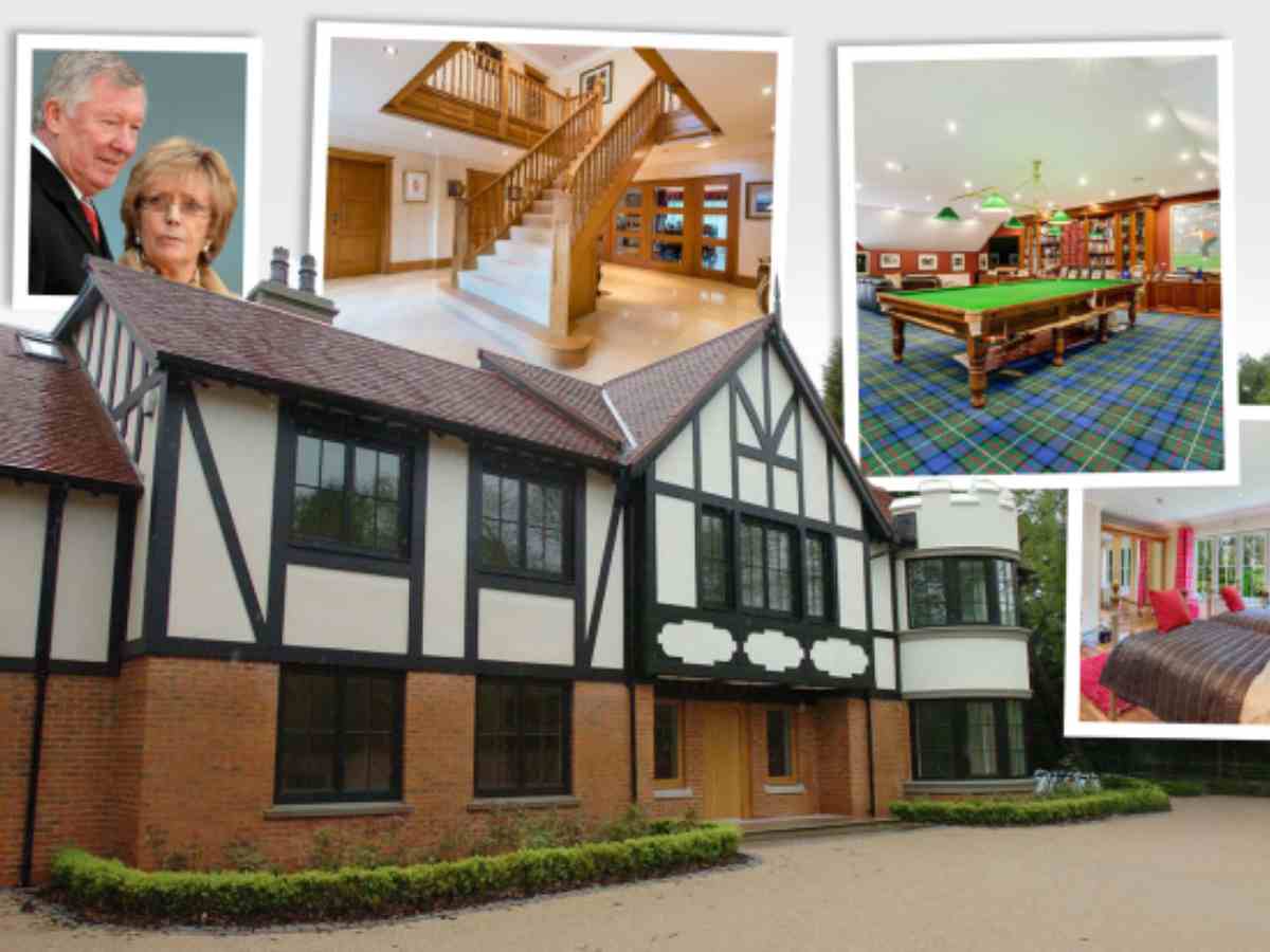 Sir Alex's lavish mansion