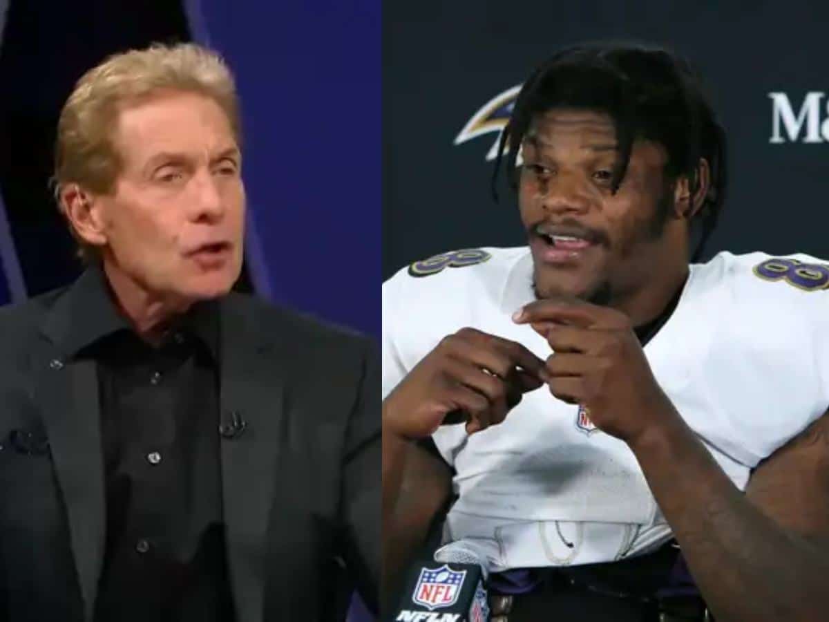 Skip Bayless and Lamar Jackson