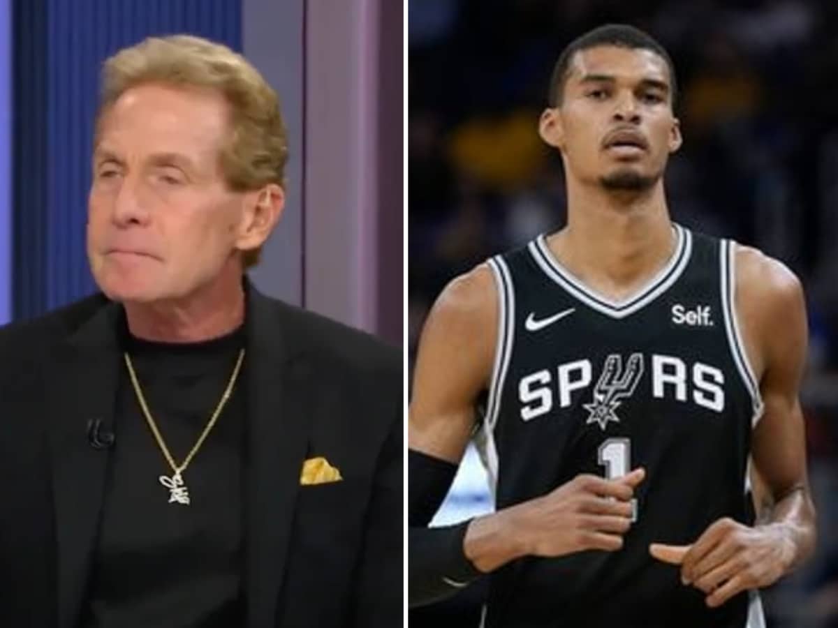 Skip Bayless and Victor Wembanyama