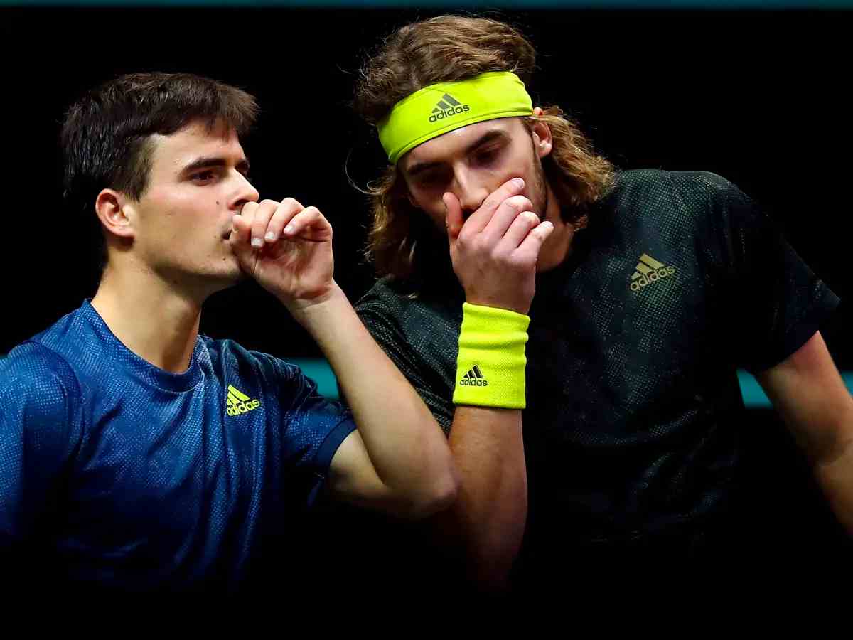 Stefanos Tsitsipas and Petros Tsitsipas