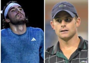 Stefanos Tsitsipas and Andy Roddick