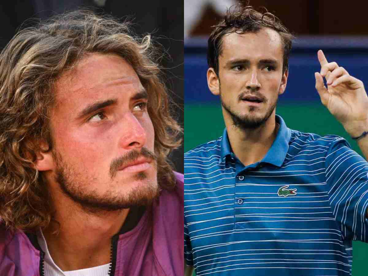 Stefanos Tsitsipas and Daniil Medvedev