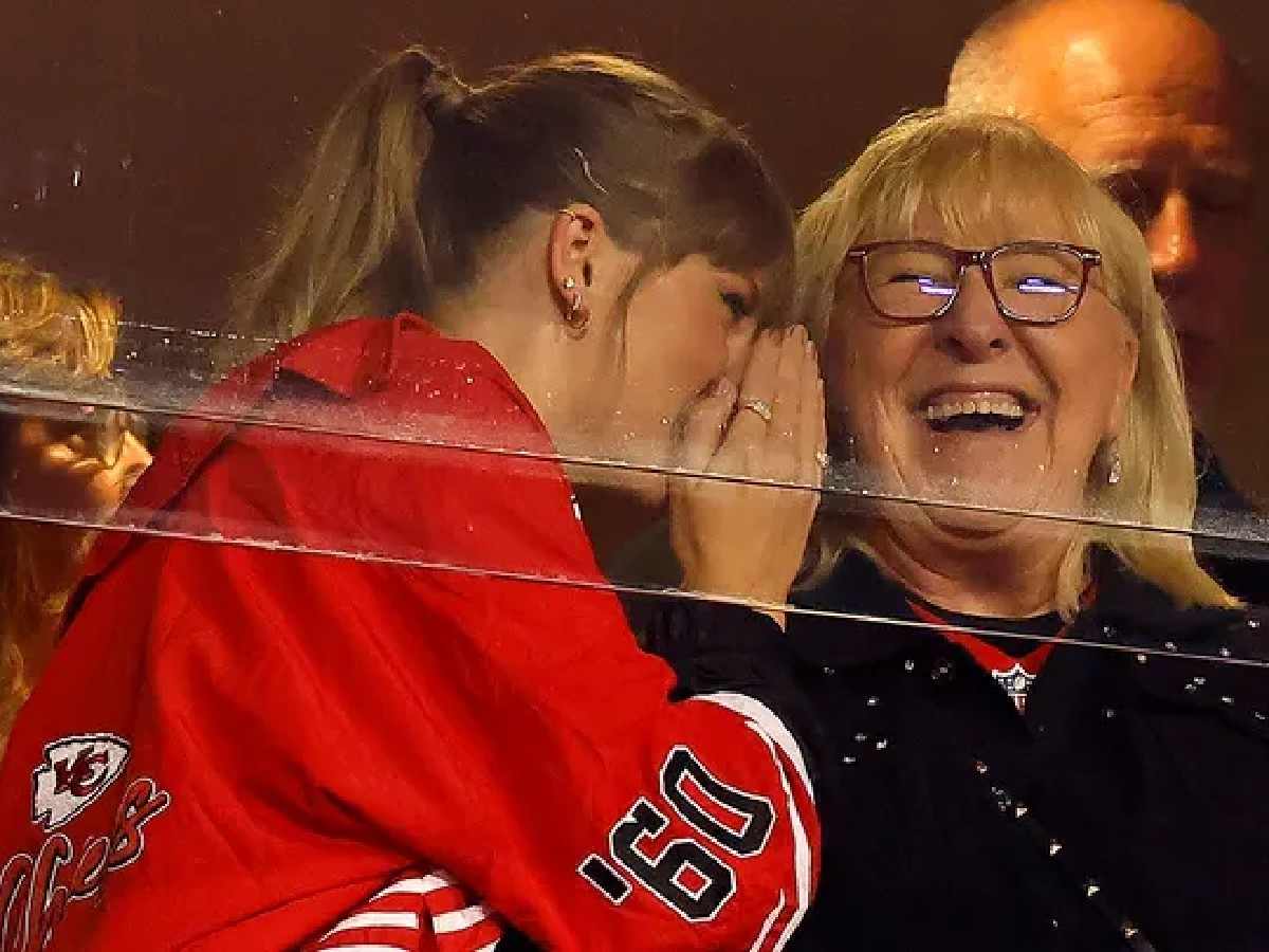 Taylor Swift and Donna Kelce