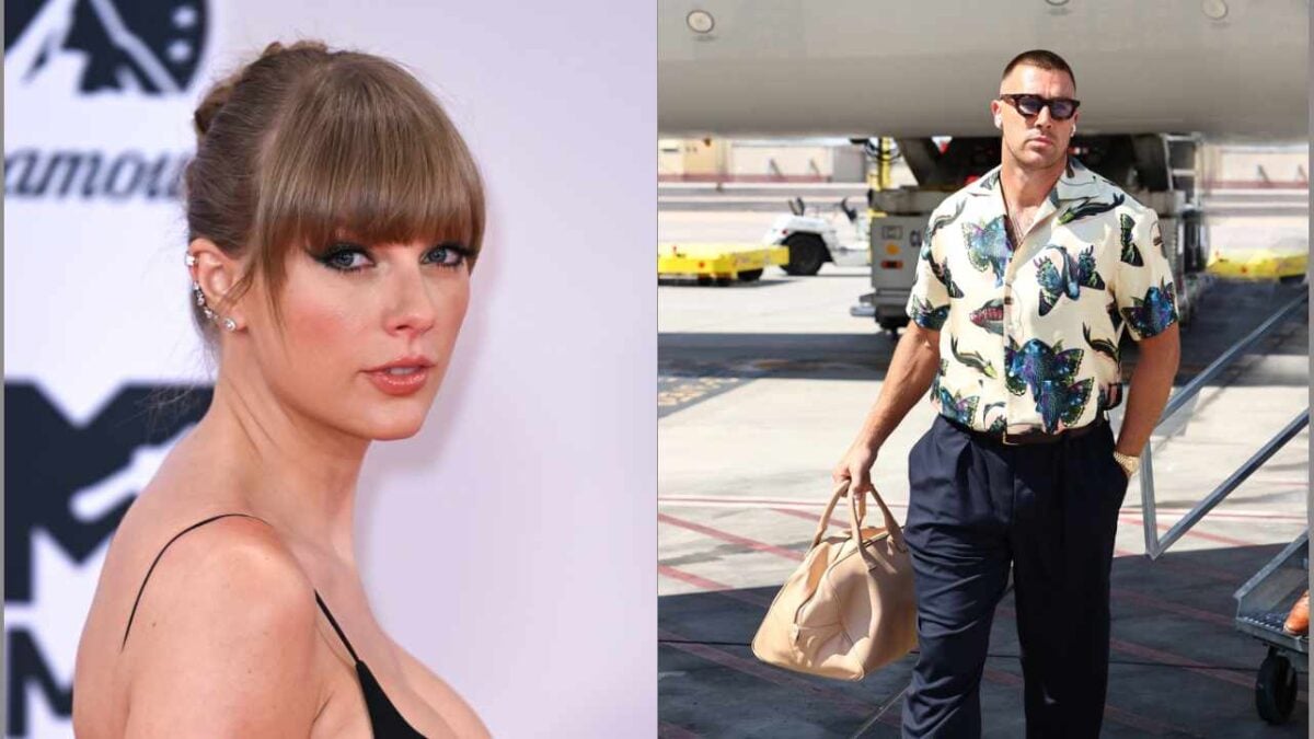 WATCH: Taylor Swift kisses boyfriend Travis Kelce for the first time publicly in front of a 'massive' crowd in Argentina 1 WATCH: Taylor Swift kisses boyfriend Travis Kelce for the first time publicly in front of a 'massive' crowd in Argentina
