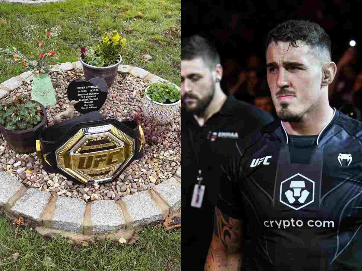Emotional Tom Aspinall offers interim heavyweight belt to Grandfather’s grave after Sergei Pavlovich win