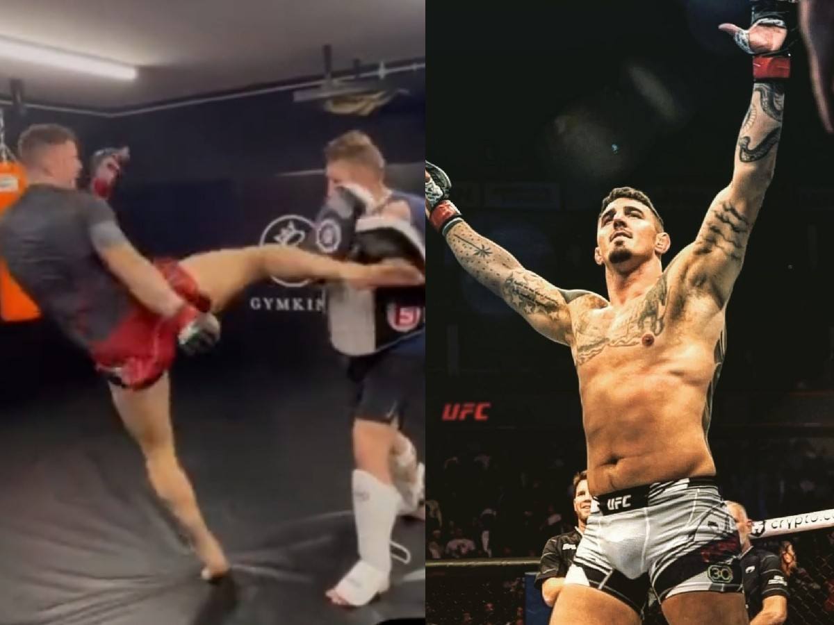 “Meanest on the field” – Football fans believe UFC champion Tom Aspinall would make NFL ‘hall of fame’ if he was born in US