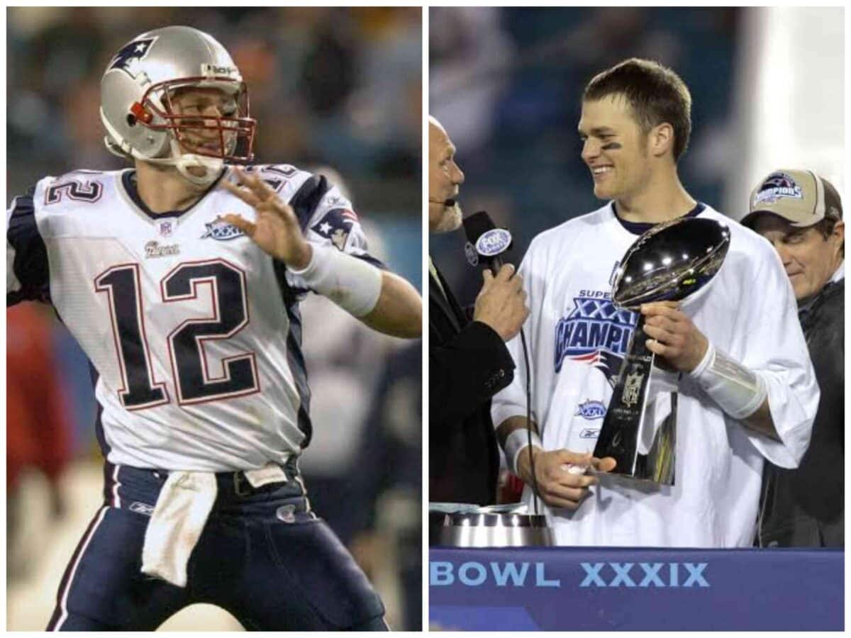 Tom Brady at Super Bowl XXXIX