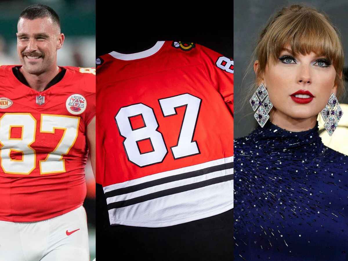 “We’ve got a blank space on this jersey,” Blackhawks cheekily respond to old Travis Kelce’ tweet with No. 87 jersey and Taylor Swift reference