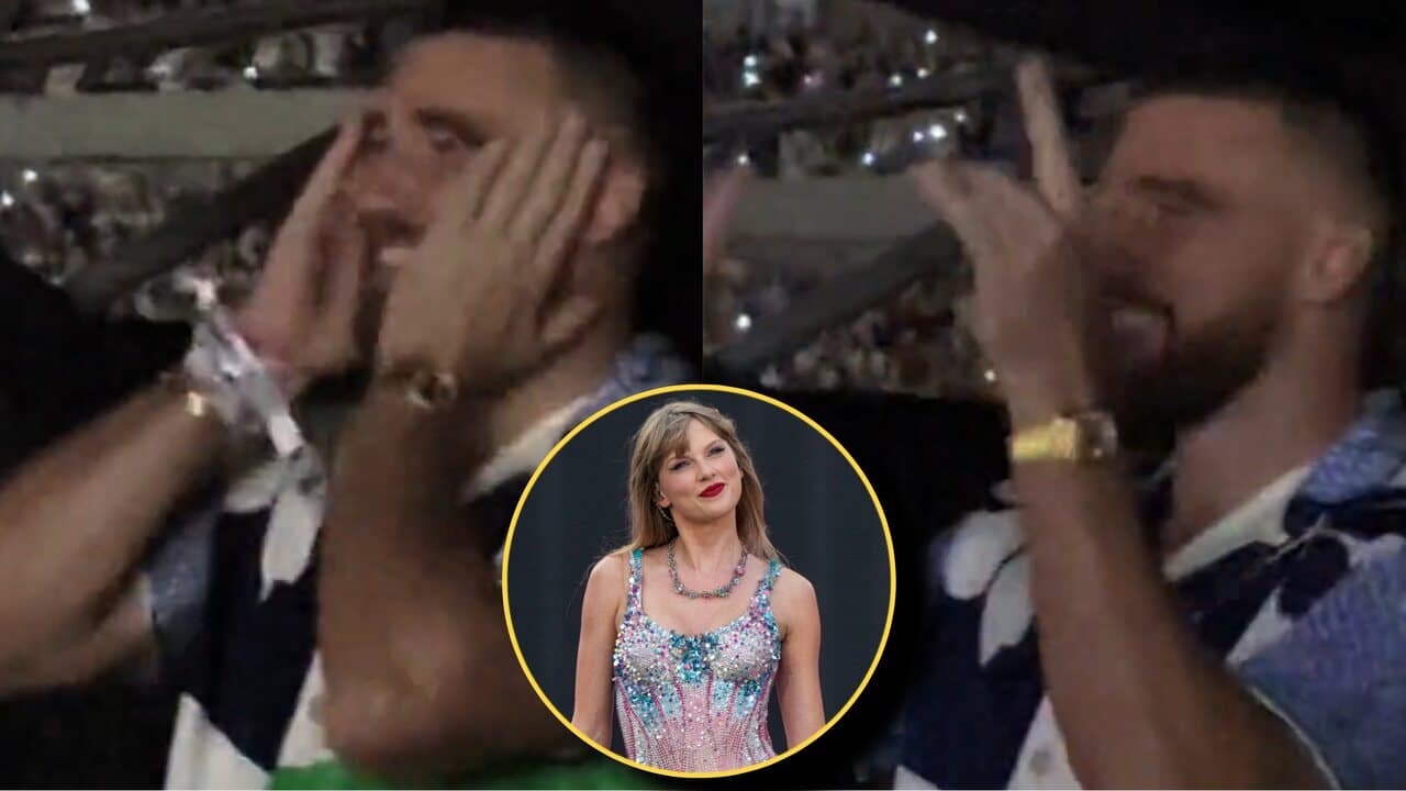 WATCH: “We don’t care about a mid artist!” – Taylor Swift changes lyrics of her song ‘Karma’ for boyfriend Travis Kelce during live concert, NFL fans express their frustration