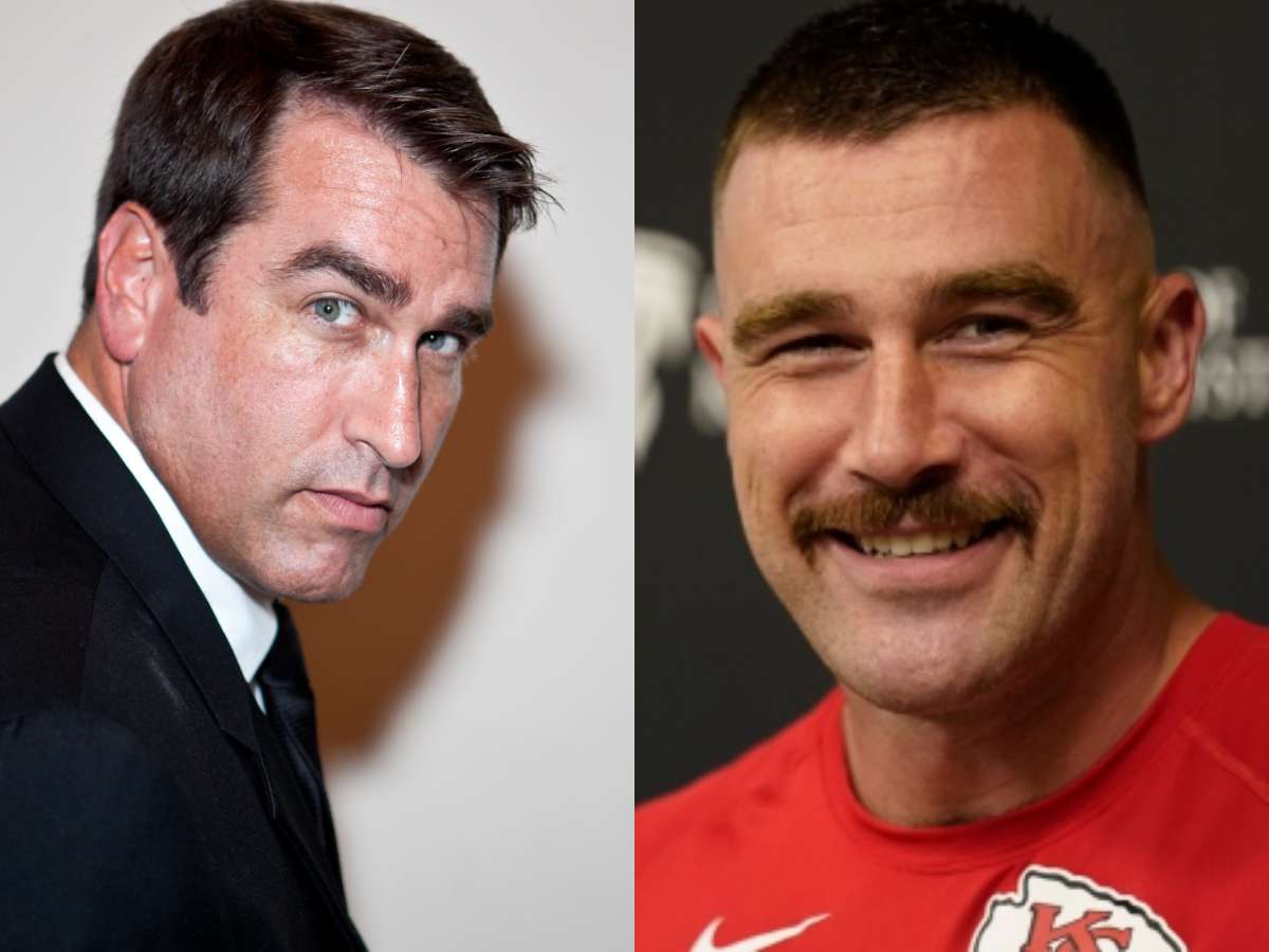 Celebrity Rob Riggle trolls Travis Kelce over his relationship with Taylor Swift