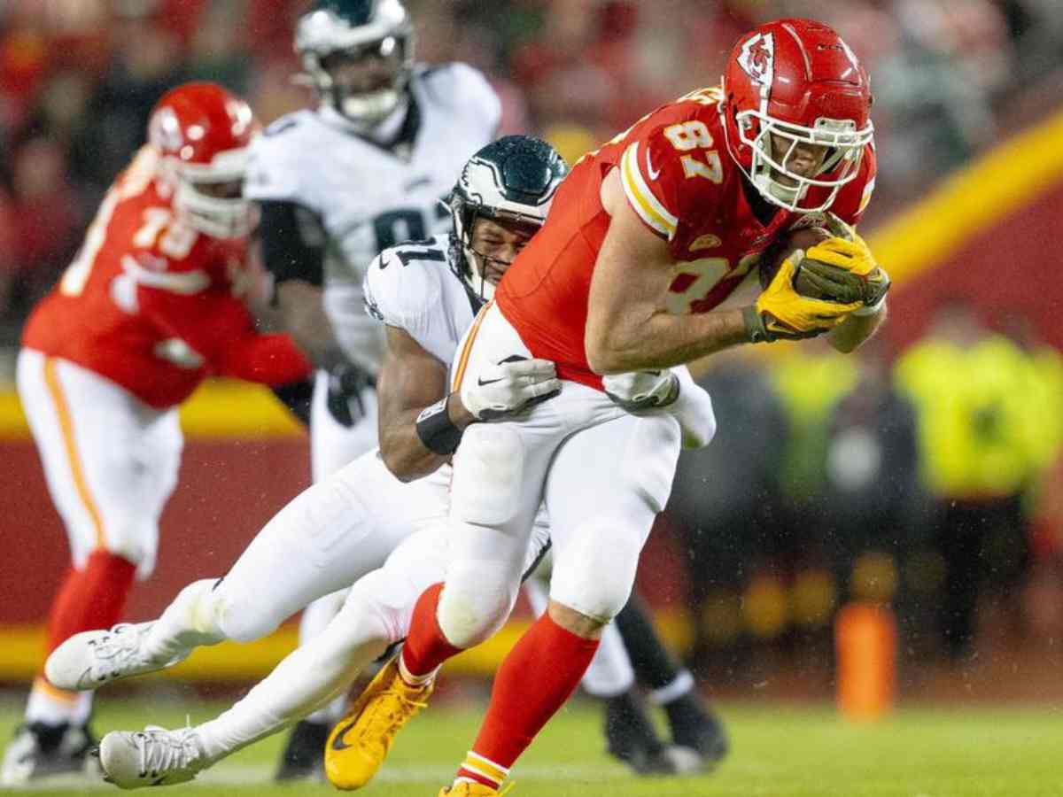 Travis Kelce rough game