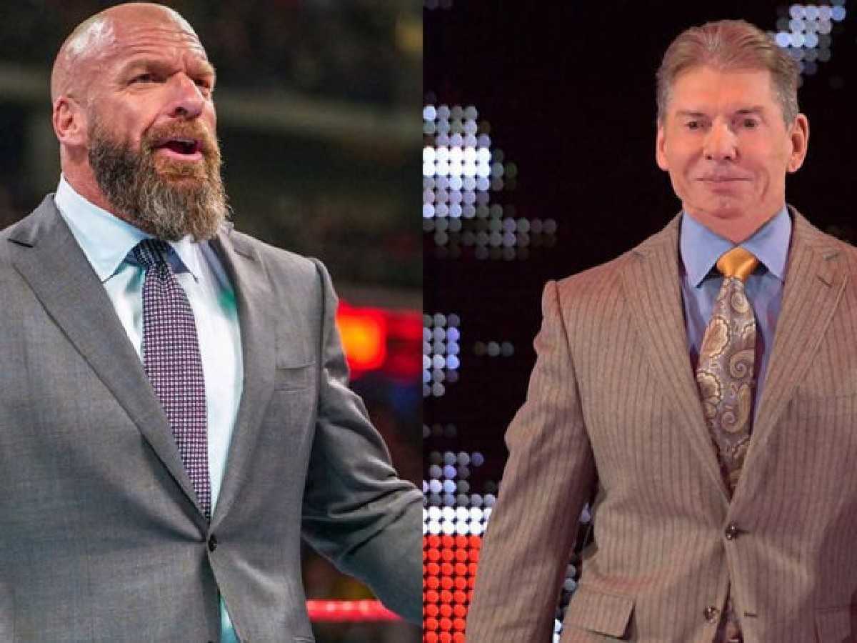 Triple H and Vince McMahon