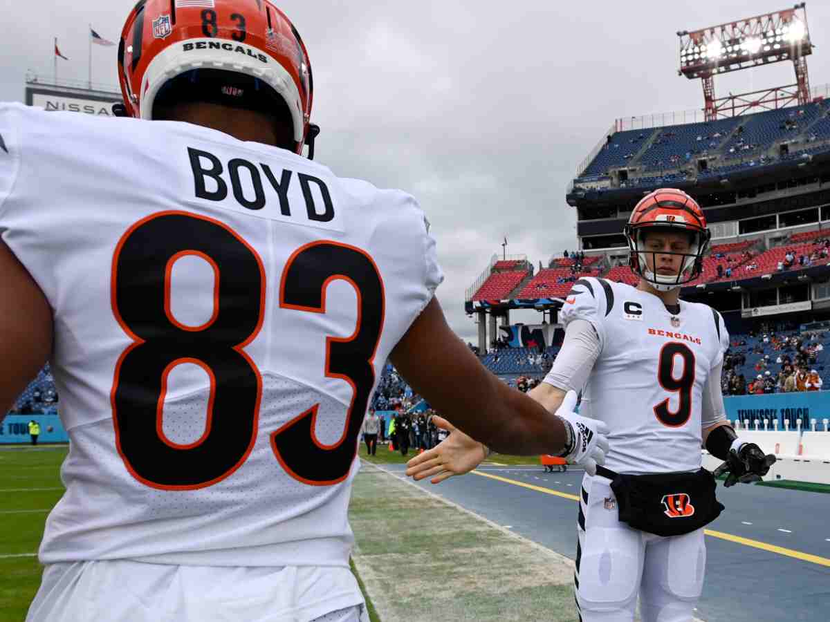 Tyler Boyd and Joe Burrow