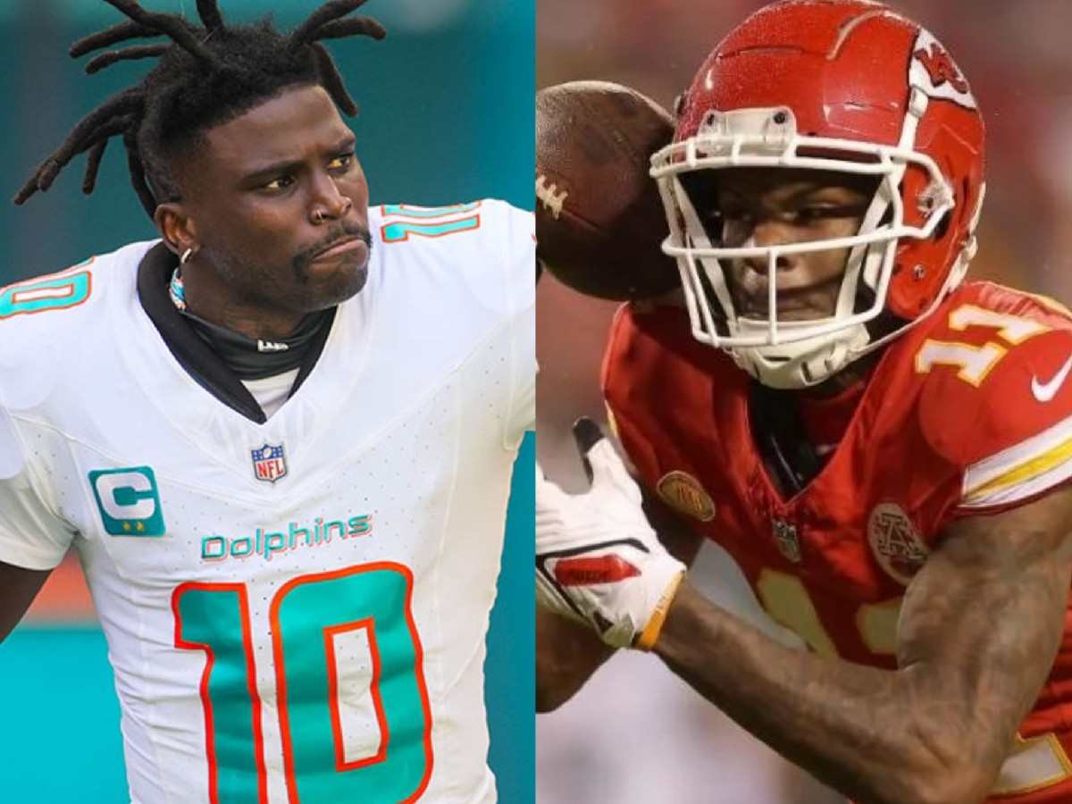 Dolphins WR Tyreek Hill comically brushes off his injury concerns with ...