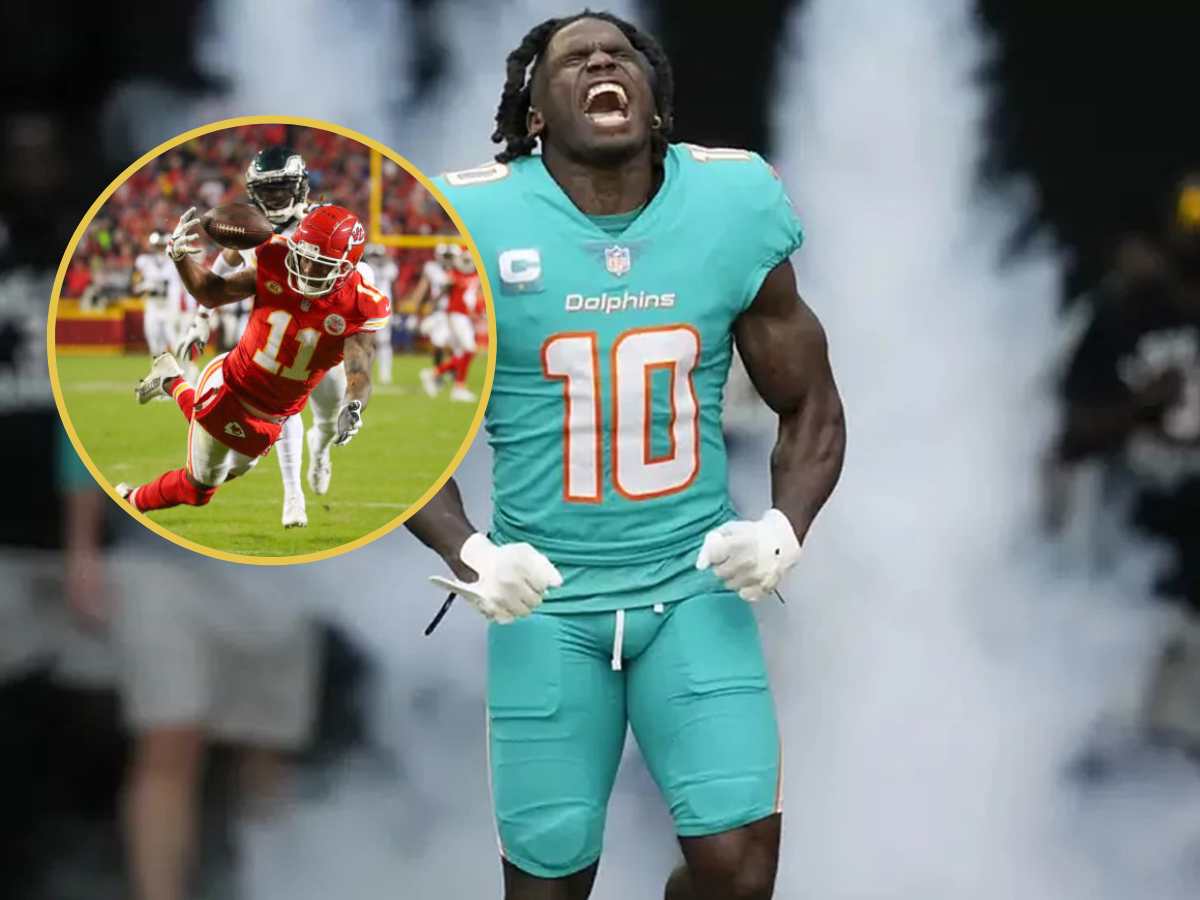 Former Chiefs WR Tyreek Hill hits back at the critics trolling Marquez Valdes-Scantling for dropping a crucial catch against Eagles in week 11