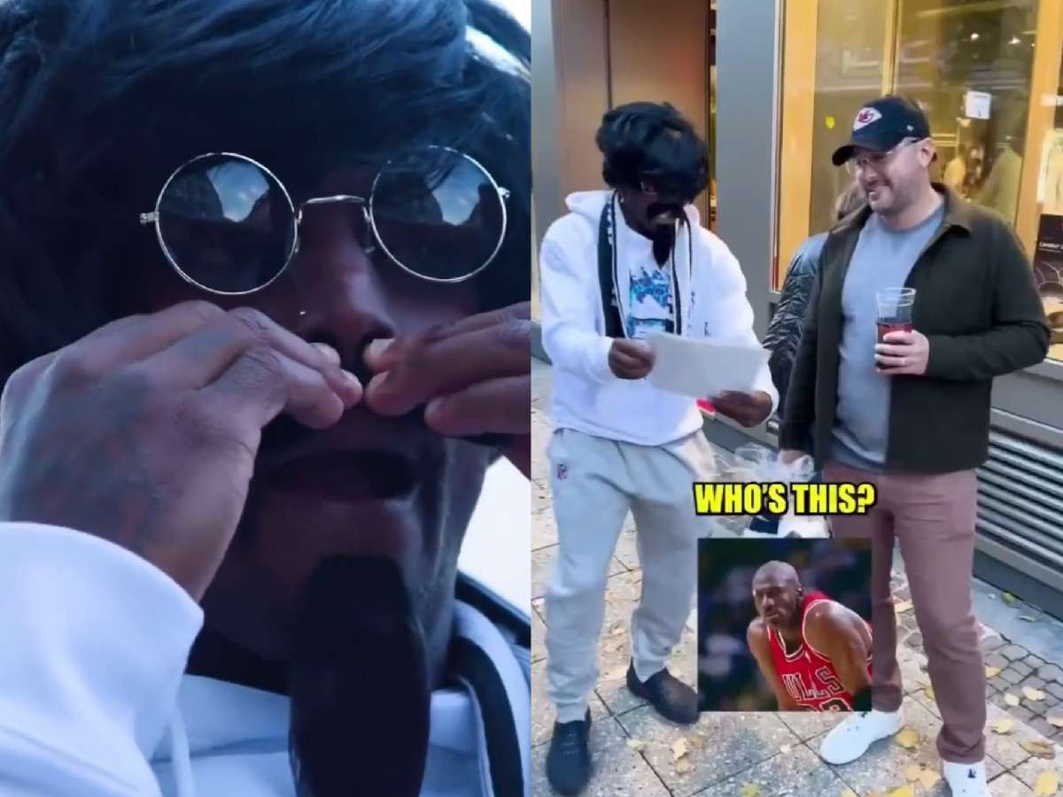 WATCH: WR Tyreek Hill went undercover on the German streets to surprise fans before the Chiefs-Dolphins game