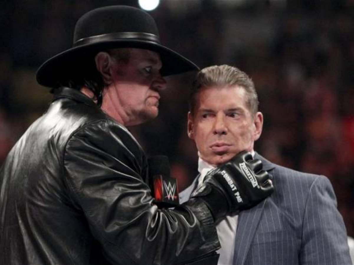 the Undertaker and Vince McMahon (via WWE)