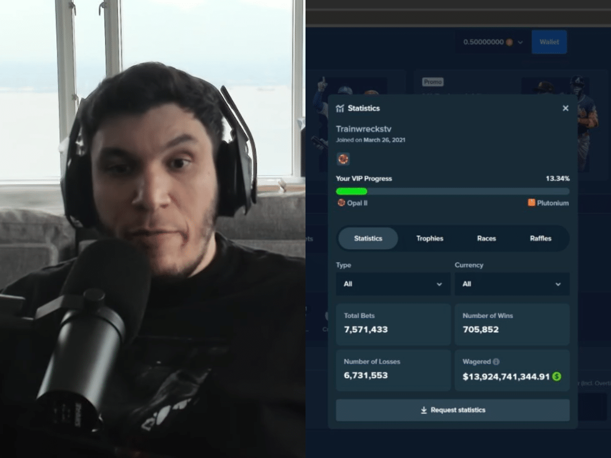 Trainwreck REVEALS wagering a whooping $14 Billion on gambling