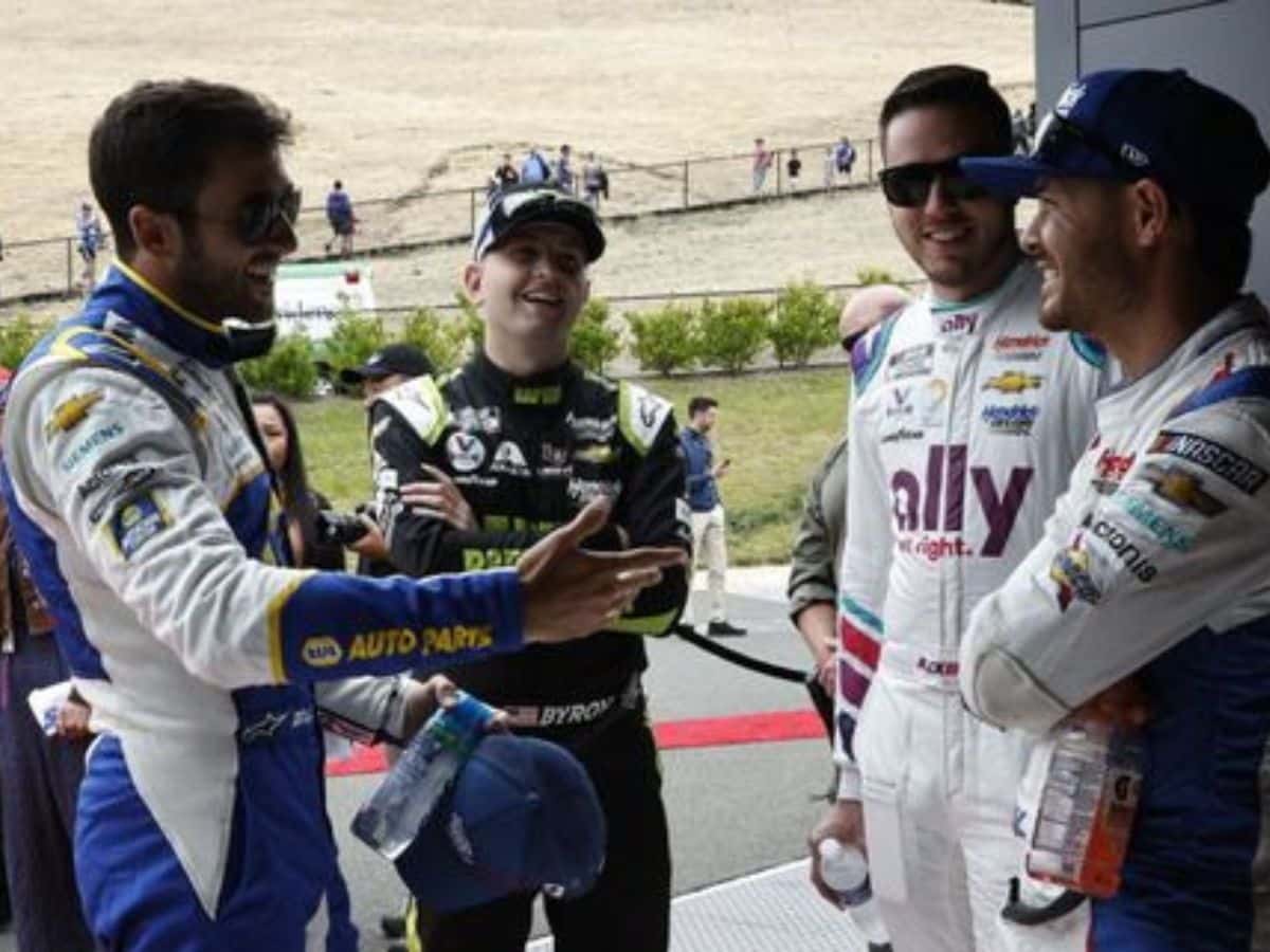 All the four Hendrick Motorsports drivers 