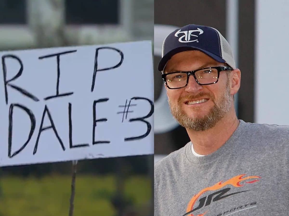 WATCH: “Get Dale Jr. on the show pronto”- Fans go wild over Dale Earnhardt Jr.’s ‘Love it’ comment for AJ Hawk’s Dale Sr. tribute