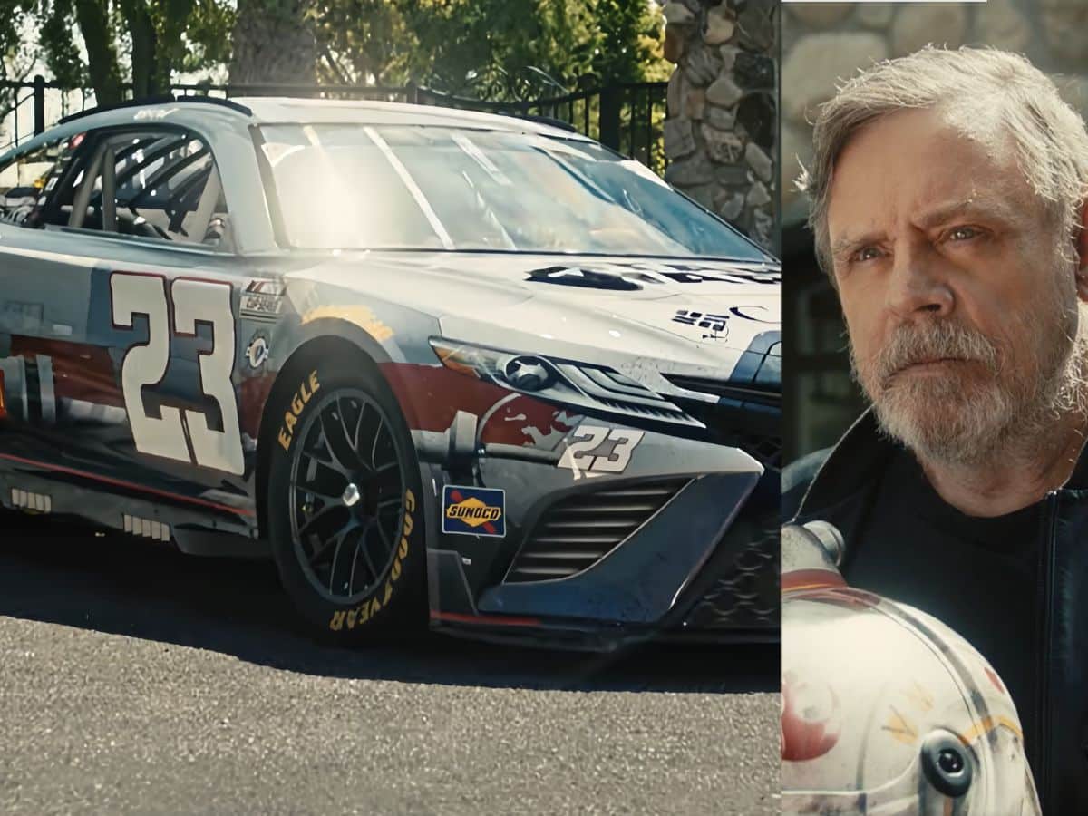 WATCH: “Sick theme, terrible driver”- Fans react as Bubba Wallace joins hands with Mark Hamill to reveal Star Wars-themed paint scheme for the Phoenix Cup finale