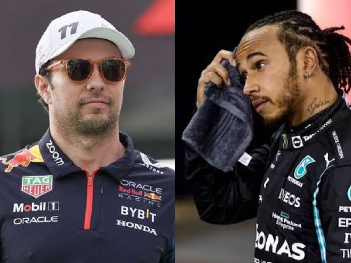 Lewis Hamilton sounds JEALOUS as he comments on Sergio Perez: ‘He has the title-winning Red Bull’