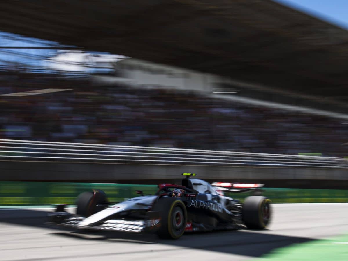 Yuki Tsunoda at the Brazilian GP sprint