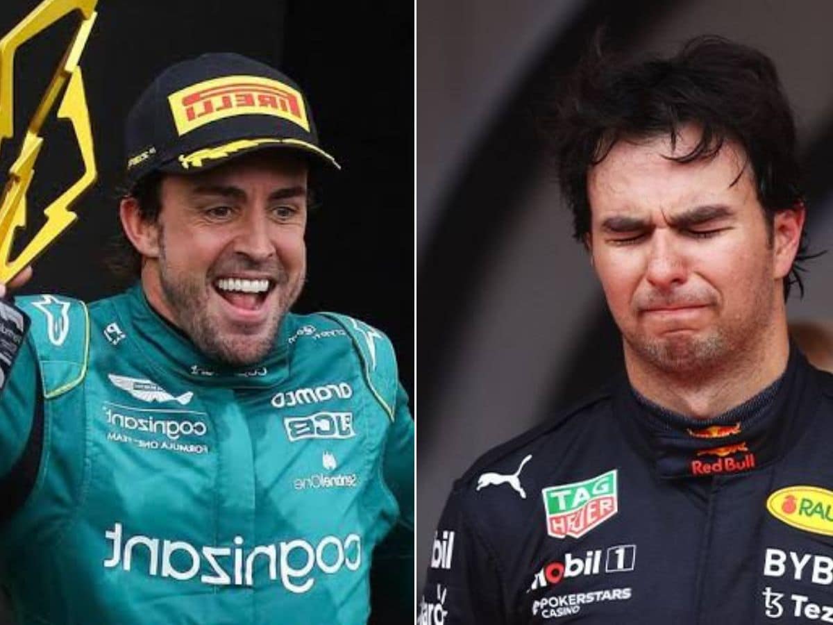 WATCH: Fernando Alonso beats Sergio Perez by 0.0053s in an EPIC fight in last lap at Brazilian GP to snatch 106th career podium