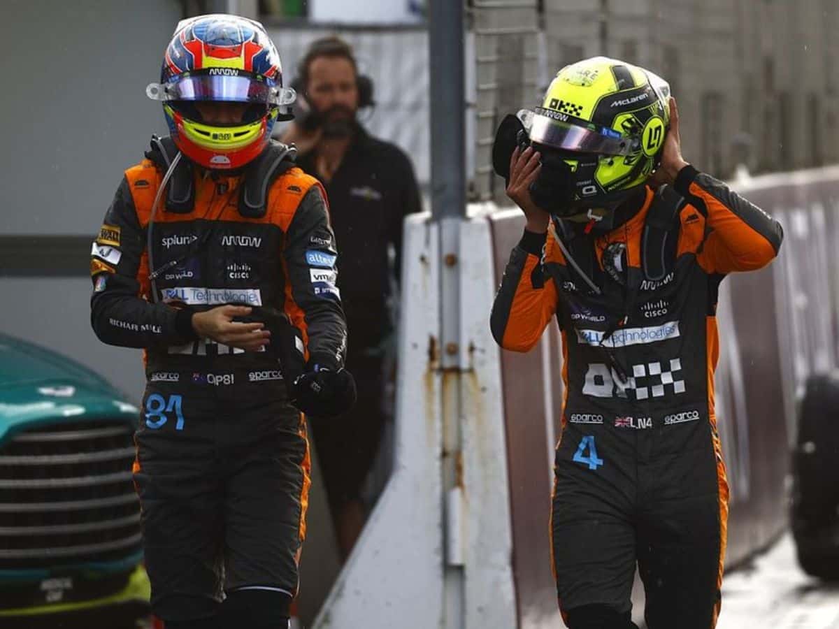 “How in the f*** is that possible” – Fans cry out as McLaren’s Lando Norris and Oscar Piastri get out of Q1 in Las Vegas after MCL60 wing revamp