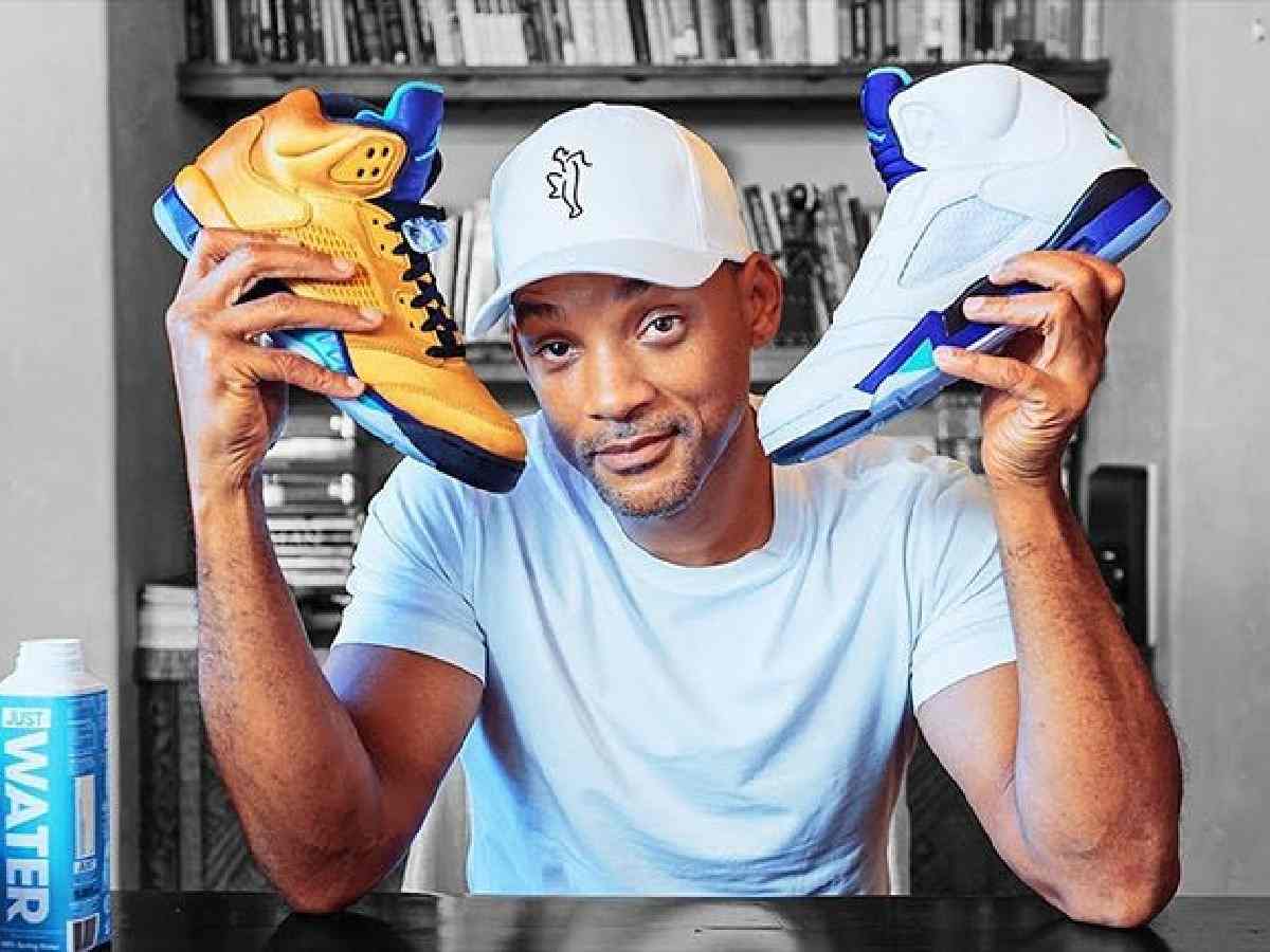 Will Smith with Jordans